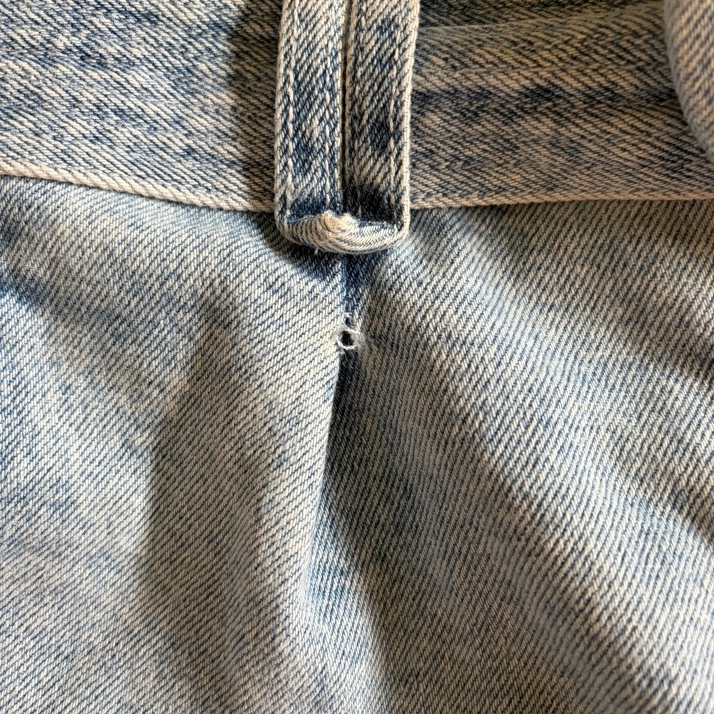 Sezane Deia Belted Denim Shorts - Picture 5 of 5